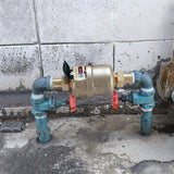 MEASUREMAN 3/4” Non-Pulsed Rotary Piston Volumetric Cubic Meter Water Meter, Heavy-Duty Brass Body, High-Accuracy Design, Perfect for Cold Water Measurement in Industrial and Residential Systems