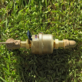 MEASUREMAN 3/4” Non-Pulsed Rotary Piston Volumetric Cubic Meter Water Meter, Heavy-Duty Brass Body, High-Accuracy Design, Perfect for Cold Water Measurement in Industrial and Residential Systems