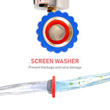 MEASUREMAN Lead-Free Brass Water Pressure Regulator, Garden Hose Pressure Regulator, Pressure Reducer with Pressure gugue, for RV, Camper, Trailer, Garden, Plumbing System