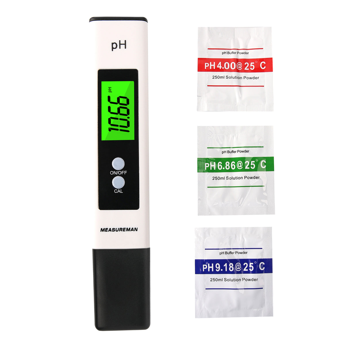 PH mètre,Dr.meter Mesureur de pH 0.01 Haute résolution et Haute précision  avec écran LCD rétro-éclairé Bicolore, Portée de Mesure 0-14pH avec  Fonction