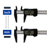 MEASUREMAN Electronic Digital Caliper Plastic Vernier Caliper, 0-6 Inch/0-150 mm