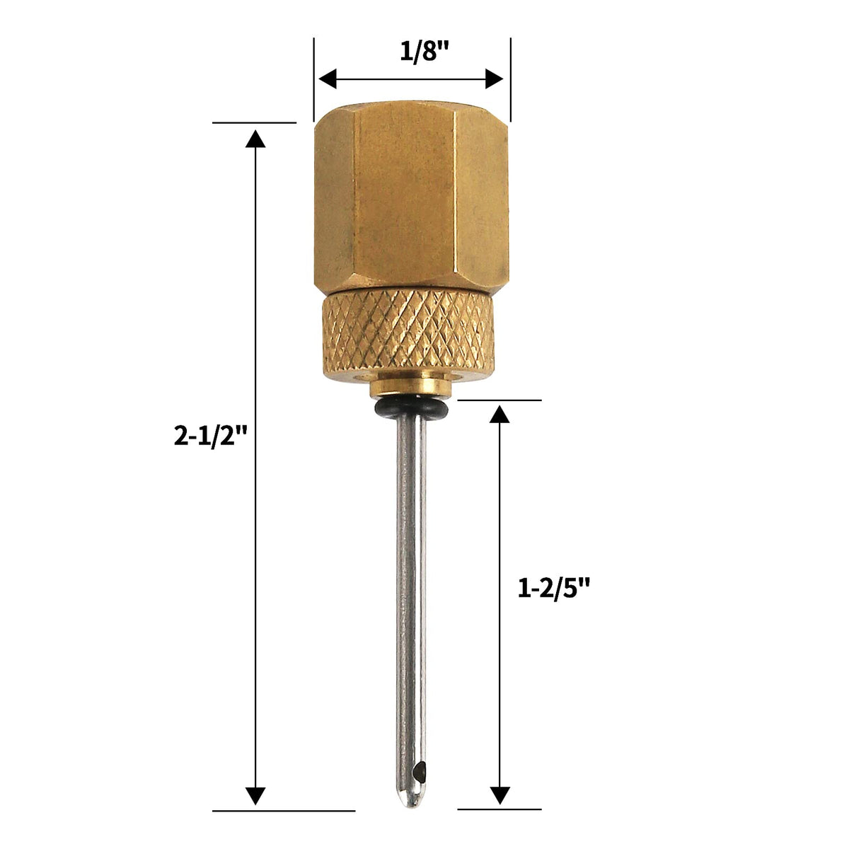Réducteurs Filetés En Laiton 1/2" NPT Mâle X 1/4" NPT Femelle - Pour Jauges De Pression, Capteurs (Lot De 2)