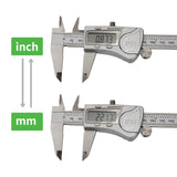 MEASUREMAN Electronic Digital Caliper Micrometer Measuring Tool Stainless Steel Vernier,IP54 Waterproof Protection Design,0-6 Inch/0-150 mm