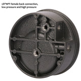 Measureman Magnet Helix Differential Low Pressure Gauge, 4-1/2" Dial, 1/8"NPT famele Connection, 0-0.25 Inches of Water