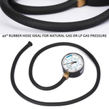 Measureman Natural Gas or LP Gas Manifold Pressure Test Kit, 0-10"W.C, 1/4"NPT, 40" Length Hose