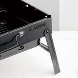 Roastove Folding Portable Barbecue Charcoal Grill, Barbecue Desk Tabletop Outdoor Stainless Steel Smoker BBQ for Outdoor Cooking Camping