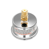MEASUREMAN 1-1/2" Dial Size, Liquid Filled Fuel Pressure Gauge, 0-100Psi