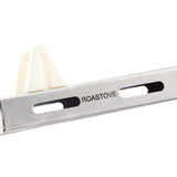 Roastove Grill Tongs,Extra Long BBQ Tongs, Premium Stainless Steel Metal Tongs for Cooking, Grilling