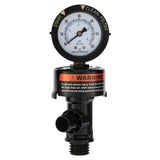 MEASUREMAN Manual Air Relief Valve, Pool Filter Valve with Pressure Gauge, Spa Filter Replacement