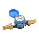 MEASUREMAN 3/4" Single-Jet Pulsed Brass Water Meter Gallons Measurement in Irrigation Systems