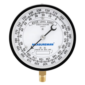 MEASUREMAN 4-1/2" Water Level Gauge Lower Mount