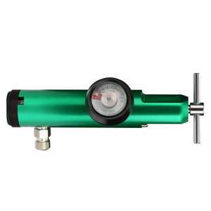 Measureman 0-25LPM O2 Mini Oxygen Regulator Suits for CGA-870 Gauge,Without Oxygen tubing Swivel Connector