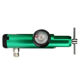 Measureman O2 Mini Oxygen Regulator Suits for CGA-870 Gauge Flow Rate 0-15lpm,Without Oxygen tubing Swivel Connector