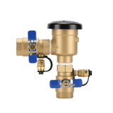 MEASUREMAN 1" Pressure Vacuum Breaker Assembly, Heavy-Duty Bronze Backflow Preventer for Sprinkler & Irrigation Systems, Provides Critical Backsiphonage Protection