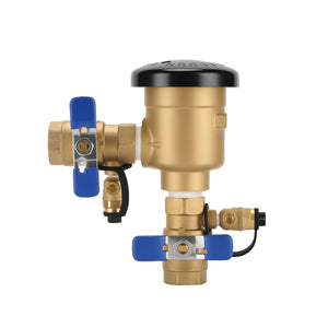MEASUREMAN 3/4" Pressure Vacuum Breaker Assembly, Heavy-Duty Bronze Backflow Preventer for Sprinkler & Irrigation Systems, Provides Critical Backsiphonage Protection