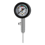 MEASUREMAN Multi-Sport Ball Pressure Gauge with Deflation Button 0-20PSI/0-1.4 Bar & Color-Coded, 3.6x1.8in Lightweight for Soccer, Football, Basketball, Volleyball Pressure Measurement