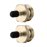 MEASUREMAN Lead-Free RV Brass Blow Out Plug for Winterizing and Dewinterizing - Effectively Clears RV Water Lines, Durable and Safe Design (2pc)