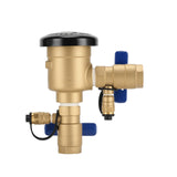 MEASUREMAN 3/4" Pressure Vacuum Breaker Assembly, Heavy-Duty Bronze Backflow Preventer for Sprinkler & Irrigation Systems, Provides Critical Backsiphonage Protection