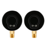 MEASUREMAN Low and High Pressure Gauges for Acetylene Regulator 0-30 psi & 0-400 psi - 2.5''Inches (Pair) with 1/4" Thread for LDP Regulators
