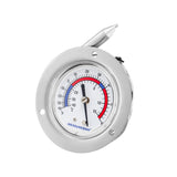 MEASUREMAN Vapor Capillary Flanged Panel Mount Refrigeration Thermometer, 2.5" Dial, 48" Capillary, -40-60 deg F/-40-15 deg C, Re-Calibration Available