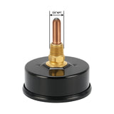 MEASUREMAN Commercial Tridicator, 2.5" Dial, 1/4" NPT Back Mount, Dual Scale 0-75 PSI 60-320°F, Rotatable Case with Adjustable Pointer (1.75'' Stem)
