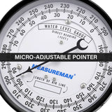 MEASUREMAN 4-1/2" Water Level Gauge Lower Mount