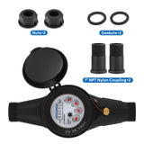 MEASUREMAN DN-25 1” Multi-Jet Water Meter Non-Pulsed Plastic Body Cubic Meter Industrial Water Flow Measurement