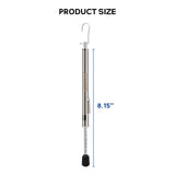 MEASUREMAN Dual-End Door Force Gauge, 0-35 Lbs/16kg Push Pull Tester, Stainless Steel Body with Hook, Door Closer & Lock Adjustment