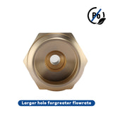 MEASUREMAN Set of 2 Lead-Free Brass Blow Out Plugs with Quick Connect - Perfect for RV Water Line Maintenance and Winterization (2pc)