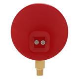 MEASUREMAN New Refrigeration Pressure Gauge, 3-1/8” Red Dial, 0-800 PSI, R-134a, R-404A, R-22, R-410A, Degree F, Adjustable Pointer, 1/8” NPT Lower Mount