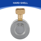 MEASUREMAN 0-200 PSI Water Pressure Gauge with Lazy Hand, 2-1/2'' Dial, Lead-Free, Stainless Steel Case, 3/4” Hose Thread, Water Pressure Gauge for Home