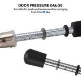 MEASUREMAN Door Force Gauge, 0-35 Lbs & 16kg Dual Scale, with Stainless Steel Protective Tube,Door Testing Tool