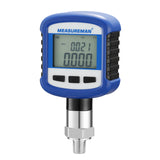 MEASUREMAN Digital Industrial Pressure Gauge 0-160psi, 0.2% FS, 1/4''NPT Lower, Stainless Steel Connection, Battery Powered, with Bluetooth and LCD Light