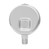 MEASUREMAN Fully Stainless Steel Hydraulic Glycerin Filled Pressure Gauge, 2-1/2" Dial Size, 1/4"NPT Lower Mount, 0-60psi/kpa