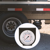 MEASUREMAN Air Pressure Gauge Kit for Semi Truck Trailer Suspension, Onboard Load Scales