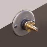 MEASUREMAN Lead-Free Brass Blow Out Plug with Quick Connect - Efficiently Removes Water from RV Water Lines, Ideal for Winterization (2pc)