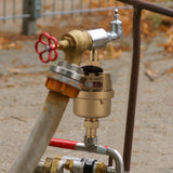 MEASUREMAN 1/2" Non-Pulsed Rotary Piston Volumetric Brass Cubic Meter Heavy-Duty Water Meter