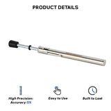 MEASUREMAN Door Force Gauge, 0-35 Lbs & 16kg Dual Scale, with Stainless Steel Protective Tube,Door Testing Tool