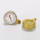 MEASUREMAN 2-Inch Dual Gauge Acetylene Regulator for Welding & Cutting – 0-30 PSI Low, 0-400 PSI High, Brass Body, Gold Case, 1/4" NPT Thread, UL Listed