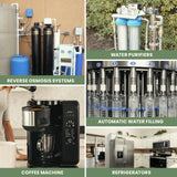 MEASUREMAN Water Pressure Gauge, Compatible with Reverse Osmosis (RO) Filter Systems, Water Filters 160 PSI with T-Valve Adapter – Home Water Pressure Tester Lead & BPA-Free, Easy Installation