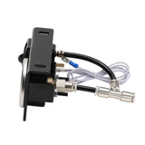 MEASUREMAN in-Cab Single Air Gauge Control Kit with Paddle Switch for Air Suspension System, Precision Pressure Monitoring 0-200psi