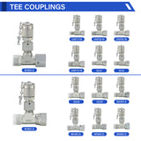 MEASUREMAN Hydraulic Pressure Test Kit with 5 Gauges (10/100/280/400/700bar, Max 10000psi/60Mpa), 13 Test Couplings, 14 Tee Connectors, 5 Test Hoses, for Excavator and Construction Machinery