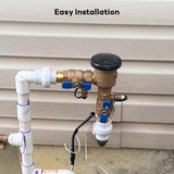 MEASUREMAN 3/4" Pressure Vacuum Breaker Assembly, Heavy-Duty Bronze Backflow Preventer for Sprinkler & Irrigation Systems, Provides Critical Backsiphonage Protection