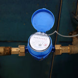 MEASUREMAN DN-15 1/2" Single-Jet Water Meter with Pulse Output Brass Body Irrigation Water AWWA C712 Certified
