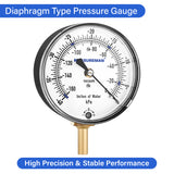 MEASUREMAN Vacuum Cleaner Suction Gauge, 0-160 Inches of Water Measures Suction in Water Lift