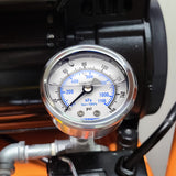 MEASUREMAN PRO 2" Dial Size, Glycerin Filled Pressure Gauge, 0-160psi/kpa, 304 Stainless Steel Case, 1/4" NPT Back Mount,for Pool Sand Filter, Water Pump, Propane, Coolant, CO2, Gas, Test