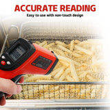 MEASUREMAN Infrared Thermometer (Not for Human),Standard Size Temperature Gun Non-Contact Digital Laser Thermometer-58℉~752℉(-50℃ to 400℃)