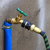 MEASUREMAN 3/4 Inch Garden Hose Quick Connect Set for RVs - Solid Brass Male and Female Fittings, Leak-Proof Design for RV Water Systems (2pc)