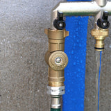 MEASUREMAN RV 180-Degree Rotating Brass Hose Elbow Connector, RV Drinking Water and Garden Hose Adapter, Easy Grip Design