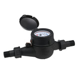 MEASUREMAN 3/4” Non-Pulsed Multi-Jet Cubic Meter Water Meter, Lightweight Plastic Body, 20mm Flow Capacity, Cost-Effective Solution for Home Cold Water Systems